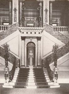A Nemzeti Könyvtár lépcsőháza, 1914 alkotó: Unbekannt