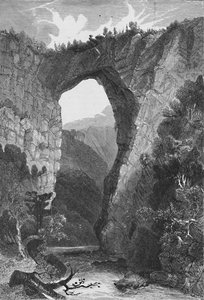 The Natural Bridge, Virginia, 1883 alkotó: Unbekannt