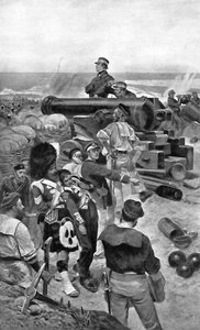 A haditengerészeti brigád Szevasztopolban, 1850-es évek alkotó: Unbekannt