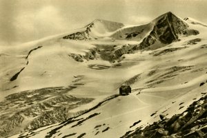 A Neue Prager Hütte, Grossvenediger hegy, Tirol, Ausztria, 1935. alkotó: Unbekannt