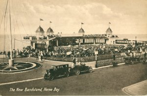 The New Bandstand, Herne Bay, Kent alkotó: Unbekannt