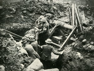 Az offenzíva a cambrai fronton: A csata különös eseménye, 1919. alkotó: Unbekannt