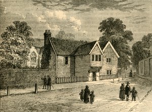 Az Old Rectory, Stoke Newington, 1858-ban, 1876 körül. alkotó: Unbekannt