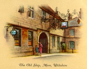 A régi hajó, Mere, Wiltshire, 1939. alkotó: Unbekannt