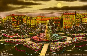 The Old Steine Gardens, Brighton, Sussex, 1940 alkotó: Unbekannt