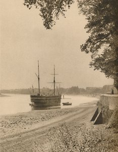 Az öreg gólya a kikötőhelyén a Chiswick bevásárlóközpont mellett, 1935. alkotó: Unbekannt