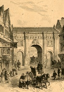 The Old Wooden Temple Bar, 1897. alkotó: Unbekannt