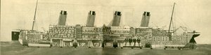 Az olimpiai 46 439 tonna metszetben, c1930. alkotó: Unbekannt