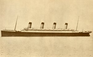 Az olimpiai fehércsillag vonal a tengeren, 1930. alkotó: Unbekannt