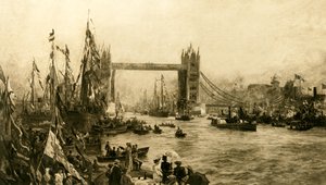 A Tower Bridge megnyitó ünnepsége, 1894. alkotó: Unbekannt