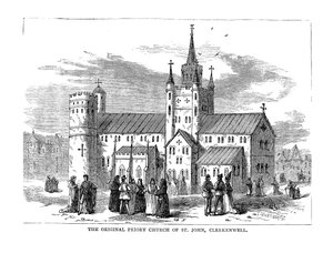 Az eredeti Szent János-templom, 1878 alkotó: Unbekannt