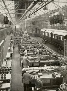 A London Passenger Transport tulajdonában lévő Underground Rolling Stock felújítása, 1935-36. alkotó: Unbekannt