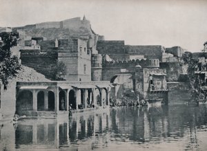 A Padma Sagar tank Jodhpurban, 1936. alkotó: Unbekannt
