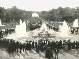 The Palace Fountains, Versailles, Franciaország, 1895. alkotó: Unbekannt