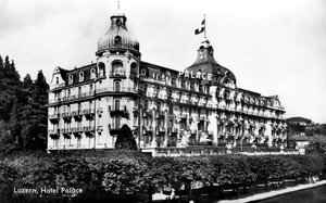 The Palace Hotel, Luzern, Svájc, XX. század eleje alkotó: Unbekannt