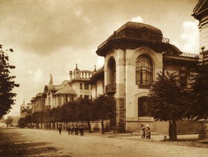 Ponizovsky és Mindovsky házak a Povarskaya utcában, Moszkva, Oroszország, 1900-as évek alkotó: Unbekannt