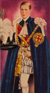 A walesi herceg harisnyakötő lovaggá iktatásakor, 1911 1935 alkotó: Unbekannt