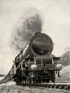 A Princess Royal, egy 4-6-2 típusú expressz motor az L.M.S. rendszer, 1935. alkotó: Unbekannt