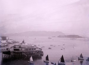 A Promenade Pier Plymouthban, Devonban, a 19. század vége – a 20. század eleje. alkotó: Unbekannt