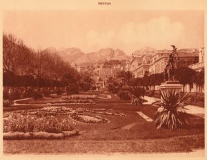 The Public Garden, Menton, 1930. alkotó: Unbekannt