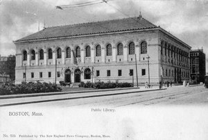 Public Library, Boston, Massachusetts, 1905 alkotó: Unbekannt