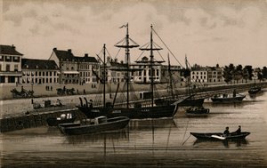 The Quay, 1880. alkotó: Unbekannt