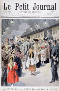 Madagaszkár királynője, Ranavalo 1901-ben Párizsba érkezik alkotó: Unbekannt