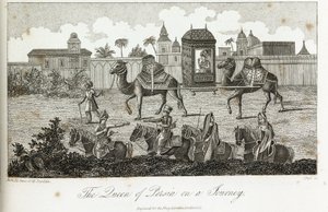 Perzsia királynője, akit tevék vittek, c 1810-1829 alkotó: Unbekannt