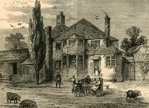 The Queens Head and Artichoke., 1876. alkotó: Unbekannt