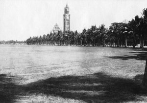 A Rajabai-torony, Bombayi Egyetem, India, 1918 alkotó: Unbekannt