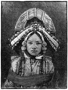Sikkim Ranee, 1889 alkotó: Unbekannt