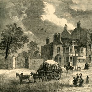 The Red Cow Inn, Hammersmith, 1878. alkotó: Unbekannt