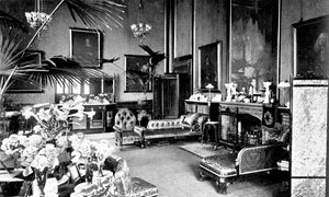 A Red Drawing Room a Speakers House-ban, Westminster palota, London, 1905 alkotó: Unbekannt