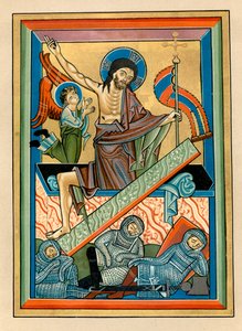 A feltámadás, c1240 alkotó: Unbekannt