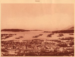 The Roadstead, Toulon, 1930. alkotó: Unbekannt
