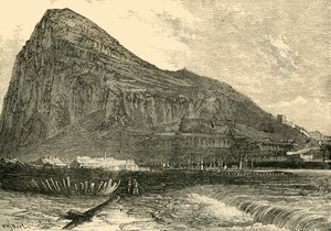 A gibraltári szikla, 1890. alkotó: Unbekannt
