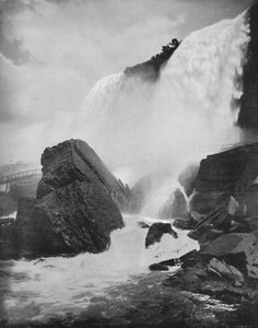 The Rocks Beneath the American Fall, 19. század alkotó: Unbekannt