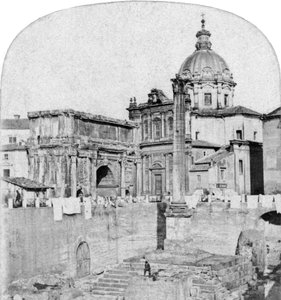 A Forum Romanum, Róma, Olaszország, XX. század eleje alkotó: Unbekannt