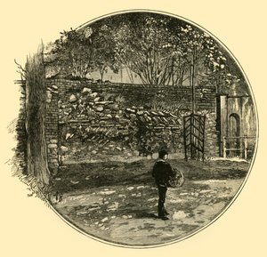 A római fal Dorchesterben, 1898. alkotó: Unbekannt