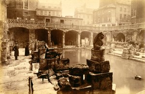 A római fürdő, Bath, 19. század alkotó: Unbekannt