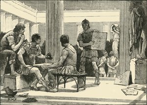 A rómaiak Korinthusban, 1890. alkotó: Unbekannt