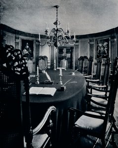 A szoba a Capitoliumban, ahol a végrehajtó tanács ülésezett, 1938 alkotó: Unbekannt