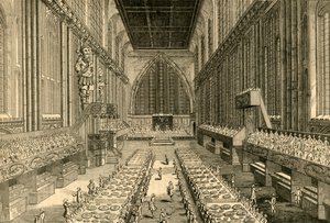 A királyi bankett Guildhallban, 1761, 1897. alkotó: Unbekannt
