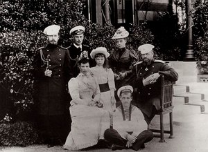 Az orosz császári család, c1892-c1894 alkotó: Unbekannt