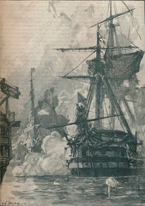 Az orosz támadás a törökországi Sinop ellen, 1853 1906 alkotó: Unbekannt