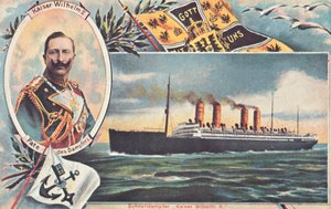 II. Vilmos SS Kaiser, 1910. alkotó: Unbekannt