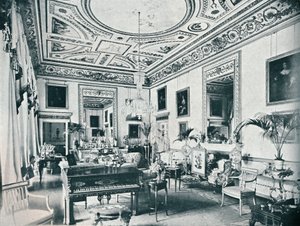 The Salon, Avington, 1908 alkotó: Unbekannt
