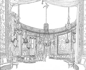 The Saloon, 1820 körül. Nashs Illustrations, 1939 alkotó: Unbekannt