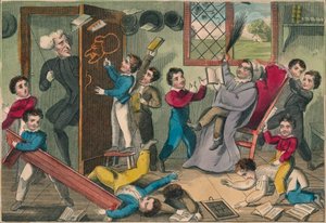 Az iskolamester külföldön, 1832. alkotó: Unbekannt