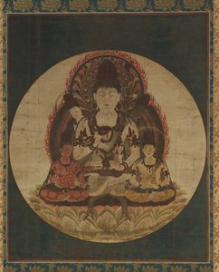 Az öt titkos bodhiszattva Gohimitsu Bosatsu, 1200-as évek. alkotó: Unbekannt